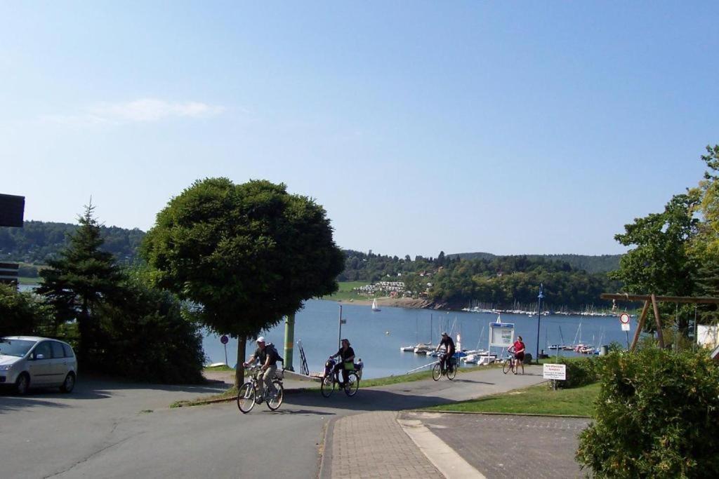 Seeblick Geniessen In Schoener Fewo Am Edersee Scheid  ภายนอก รูปภาพ