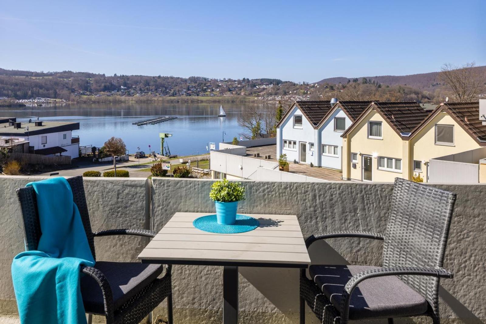 Seeblick Geniessen In Schoener Fewo Am Edersee Scheid  ภายนอก รูปภาพ